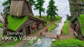 How to Build Realistic Viking Village Diorama [upl. by Emelen744]