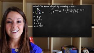 Converting double integrals to polar coordinates KristaKingMath [upl. by Ary]