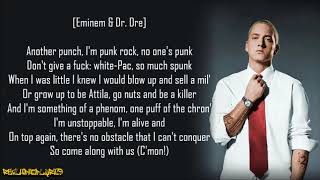 Eminem  Say What You Say ft Dr Dre Lyrics [upl. by Ardnal958]