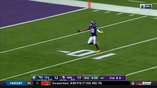 Justin Jefferson 71 Yard Touchdown  Titans vs Vikings  NFL Week 3 [upl. by Nomyar]