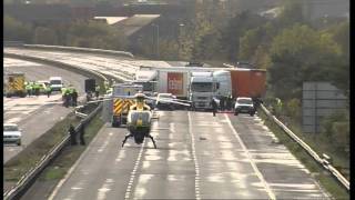 At least seven dead in horrific M5 motorway smash [upl. by Atsed]