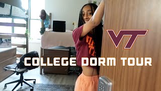 COLLEGE FRESHMAN DORM TOUR  VIRGINIA TECH [upl. by Sabas962]