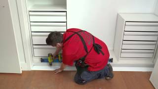 How To Install Sliding Wardrobe Doors  DIY With Bunnings [upl. by Dyanna]