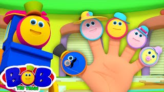 Bob The Train Finger Family Song  Train Family Fun Song  More Nursery Rhymes amp Kids Songs [upl. by Nairred]