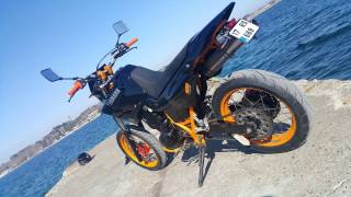 Yamaha Xt600e Supermoto Project [upl. by Atirahc874]