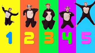 5 Little Monkeys Jumping On The Bed Nursery Rhyme  Bella and Beans TV [upl. by Assirahc]