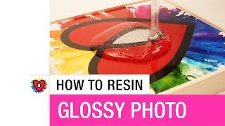 How To Resin Glossy Photo [upl. by Kamerman79]