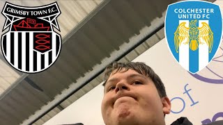 ANOTHER AWAY LOSS CONFIRMS A RELEGATION  Grimsby v Colchester vlog [upl. by Aela187]