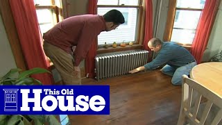 How to Quiet a Banging Steam Radiator  This Old House [upl. by Irolam]