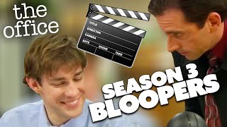 Season 3 BLOOPERS  The Office US  Comedy Bites [upl. by Bushore]