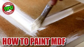 How to paint MDF  DIY tips [upl. by Xyla]