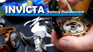 INVICTA Battery Replacement [upl. by Philip7]