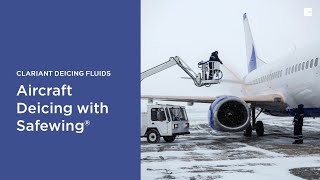 Aircraft Deicing with Safewing®  Clariant Deicing Fluids [upl. by Renato]