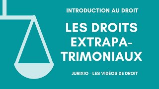 Les droits extrapatrimoniaux [upl. by Ahtenak]