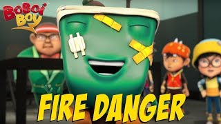 BoBoiBoy English S3EP16  Fire Danger [upl. by Rratsal279]