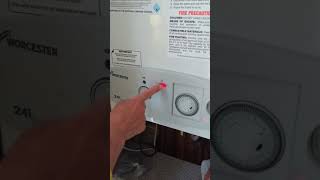 Caravan Worcester 24i junior boiler reset [upl. by Ehtyaf]