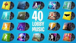 FORTNITE All Lobby Music All 40 Lobby Music [upl. by Jaime]