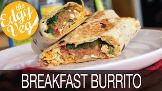 Vegan Recipe Best Breakfast Burrito  The Edgy Veg [upl. by Ellenhoj600]