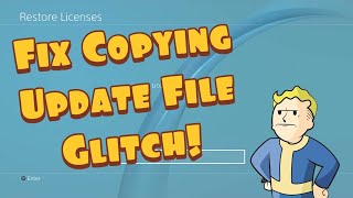 How To Fix PS4 Copying Update File Glitch  Simple Solution [upl. by Tristis]