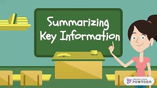 Summarizing Key Information [upl. by Eilyak]