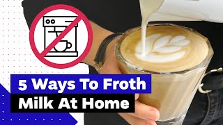 How To Froth Milk At Home Best Milk Frothers Review [upl. by Mir994]