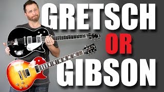 GRETSCH or GIBSON  Duo Jet vs Les Paul [upl. by Nnylirak668]