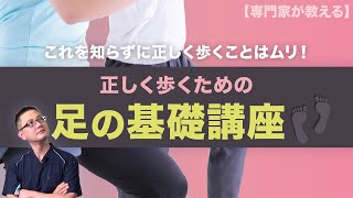 【足の専門家が教える】良い歩き方をしたときの足の理想的な動きとは？ [upl. by Ariom]