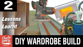 DIY Fitted Wardrobe Build  Lessons Learnt Video 2 [upl. by Rafaelia]