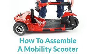 How To Assemble 3Wheel Mobility Scooter [upl. by Olodort485]