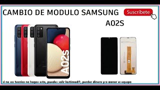 🤪 Cambio de Modulo Samsung A02s 👉 sanmar 👈 Como desmontar y cambiar la pantalla del A02 A025 [upl. by Schuyler]