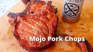 Mojo Pork Chops  Smoked Pork Chops on UDS Smoker [upl. by Goldia751]