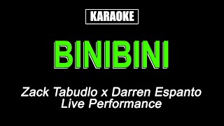 Karaoke  Binibini  Zack Tabudlo [upl. by Tiemroth]