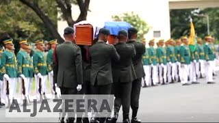 Philippines former leader Marcos buried with honours [upl. by Ngo]