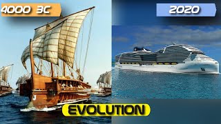 EVOLUTION OF SEA TRAVEL  SHIPS from 4000 BC to Present [upl. by Aciretnahs901]