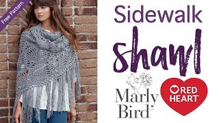 How to Crochet Sidewalk Shawl [upl. by Milli]