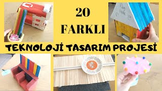 20 farklı TEKNOLOJİ TASARIM PROJESİ PROJE FİKİRLERİ teknoloji tasarım icatlar inovasyon örnekleri [upl. by Enreval979]