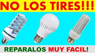 Como reparar cualquier foco LED con este truco [upl. by Frechette]