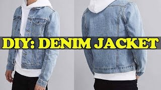 DIY Denim Jacket from Scratch [upl. by Ecnerrot366]