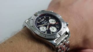 Breitling Chronomat 41 Airborne Chronograph Ref AB01442JBD26378A Watch Review [upl. by Ytirev]