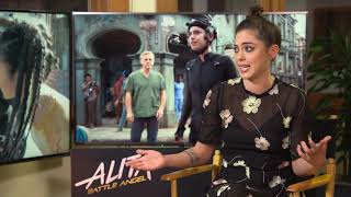 Rosa Salazar Interview  Alita Battle Angel [upl. by Neitsirhc]