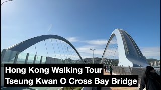 Hong Kong Walking Tour  將軍澳跨灣大橋 ￼Tseung Kwan O Cross Bay Bridge  LOHAS Park 日出康城  將藍公路  18 [upl. by Tice]