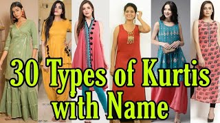 Top 30 designer kurti 2020 Types of Kurti for girls Latest Kurti Design 2020 Latest Kurti name [upl. by Alekal]