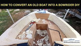 Boat conversion into Bowrider [upl. by Cappella927]