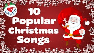 Top 10 Popular Christmas Songs and Carols Playlist 🎅 [upl. by Aihseyn582]