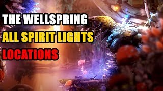 The Wellspring All Spirit Lights Locations Ori and the Will of the Wisps [upl. by Salohcin808]