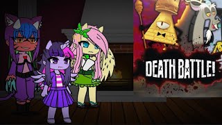 Mlp react to Discord vs Bill cipher [upl. by Subir]