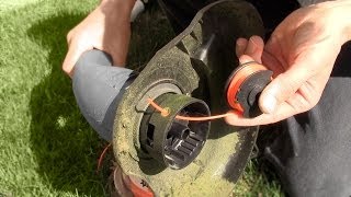 How to replace string trimmer edger line [upl. by Loredana640]