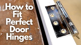 How to Fit Perfect Door Hinges [upl. by Eveneg933]