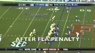 2008 12 Florida Gators vs 3 LSU Tigers [upl. by Carie111]