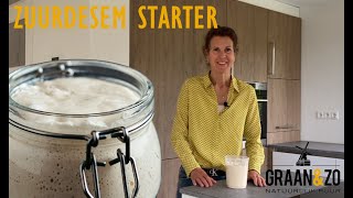 Zelf een zuurdesem starter maken [upl. by Nylarak]